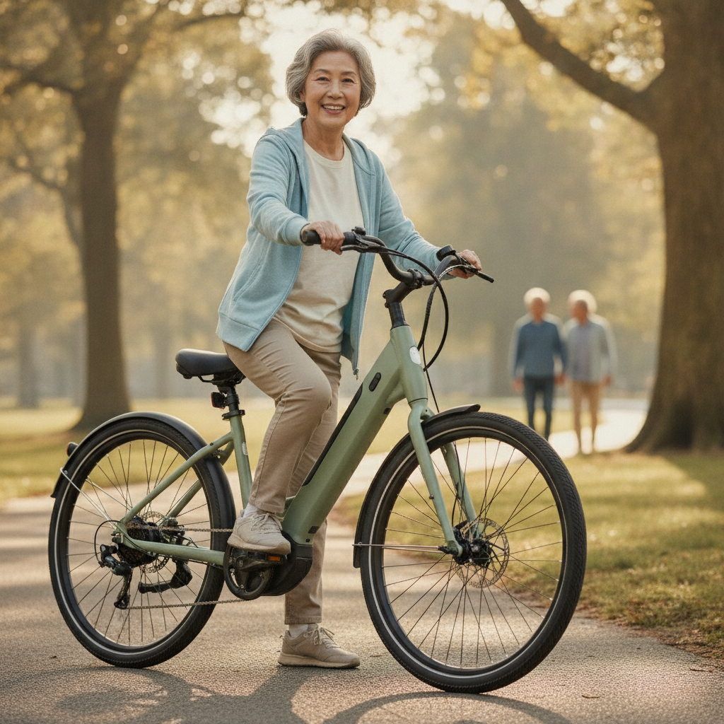เลือกจักรยานไฟฟ้าให้ผู้สูงอายุ เช็กลิสต์ 5 จุด ขี่ง่าย ปลอดภัย - ebike-for-seniors-buying-guide