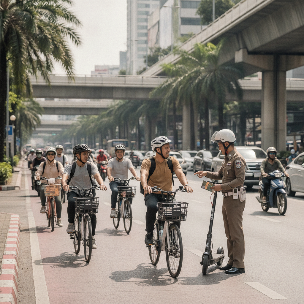 จักรยานไฟฟ้าต้องมีใบขับขี่ไหม? สรุปกฎหมายน่ารู้ก่อนลงถนนจริง - ebike-laws-license-thailand-guide
