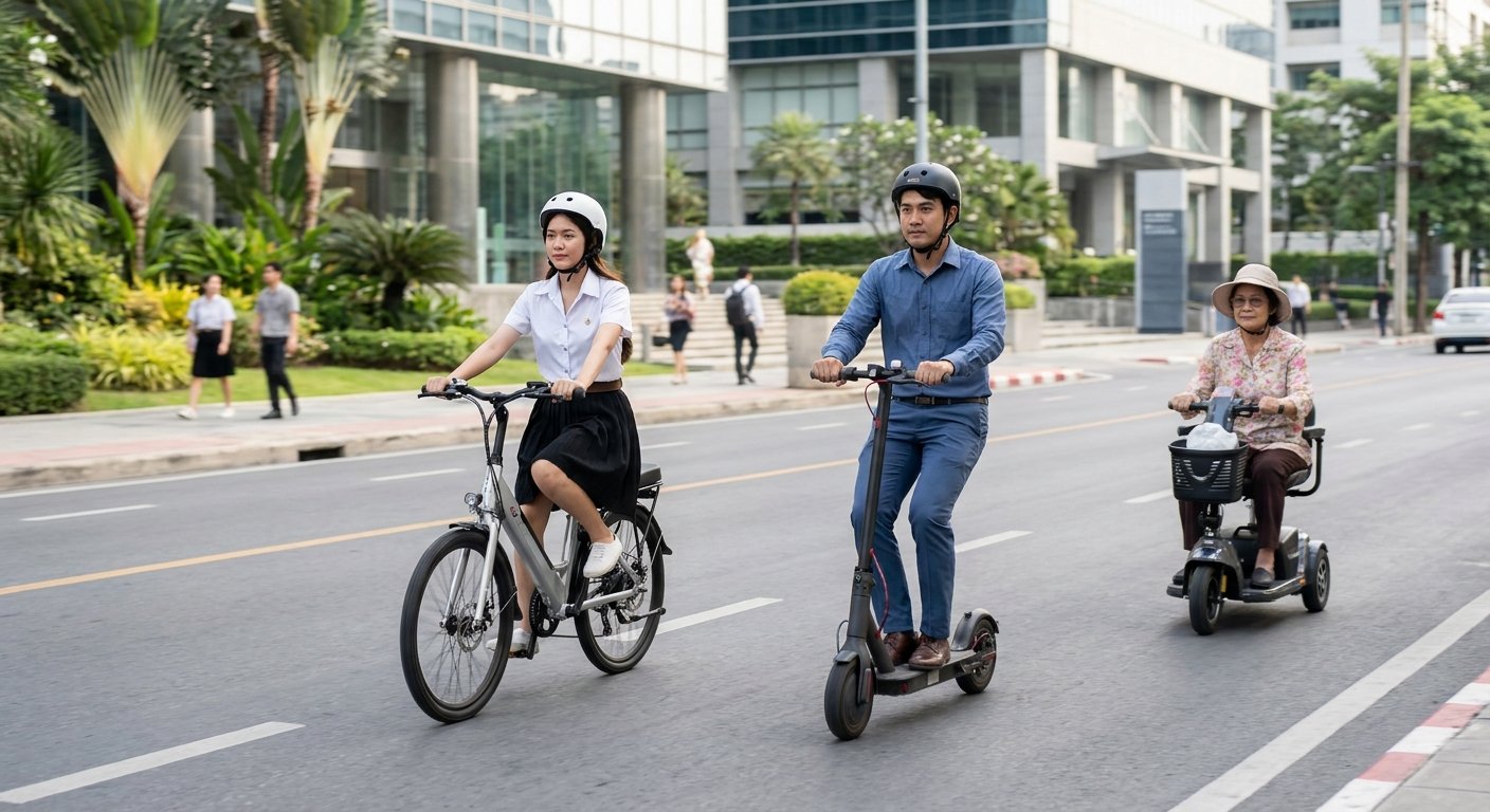 ขี่ e-Bike บนถนนต้องมีใบขับขี่ไหม? อัปเดตกฎหมายน่ารู้