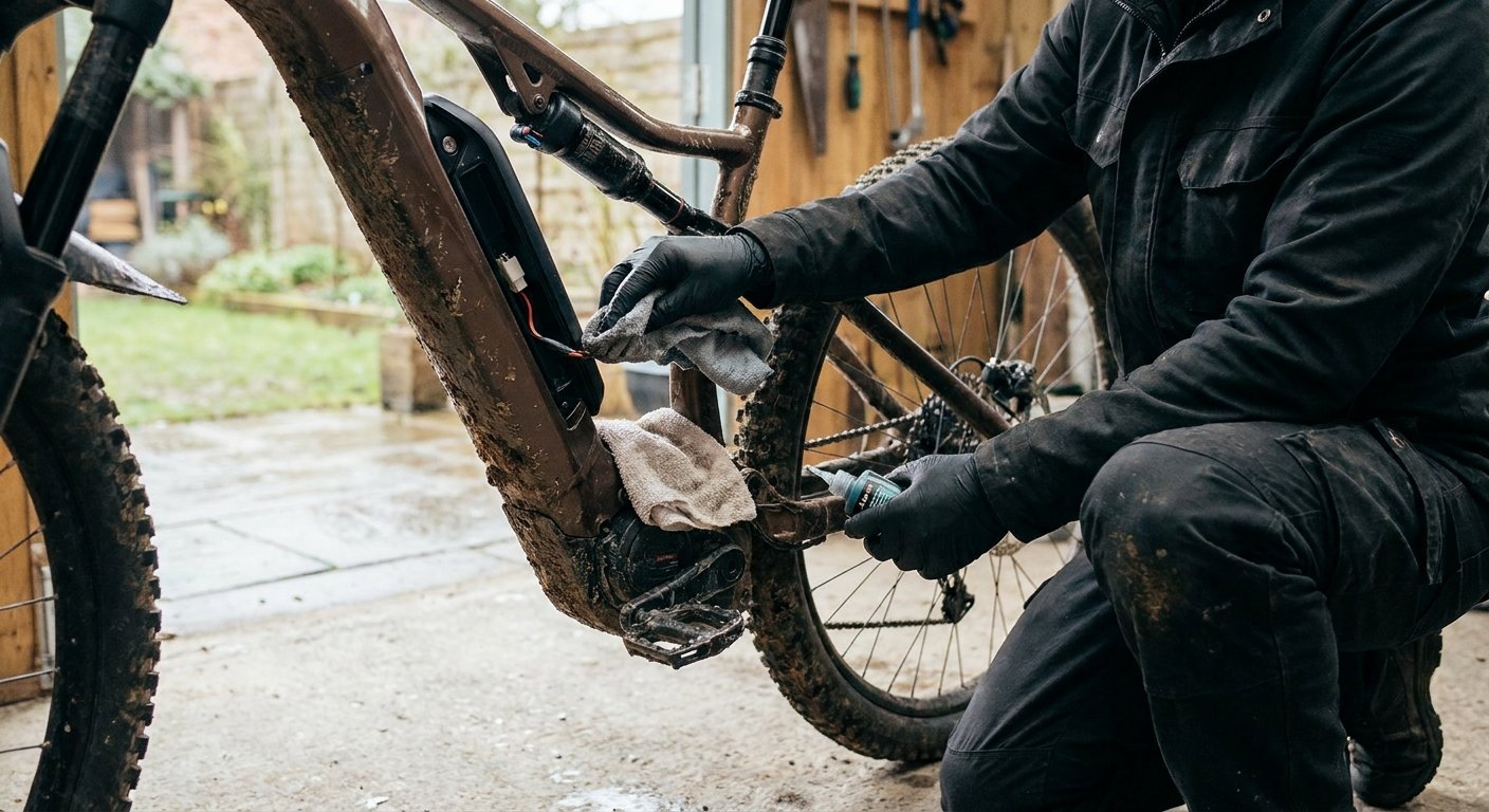 4 วิธีดูแล e-Bike หลังลุยฝน ป้องกันมอเตอร์ช็อต สนิมไม่เกาะ