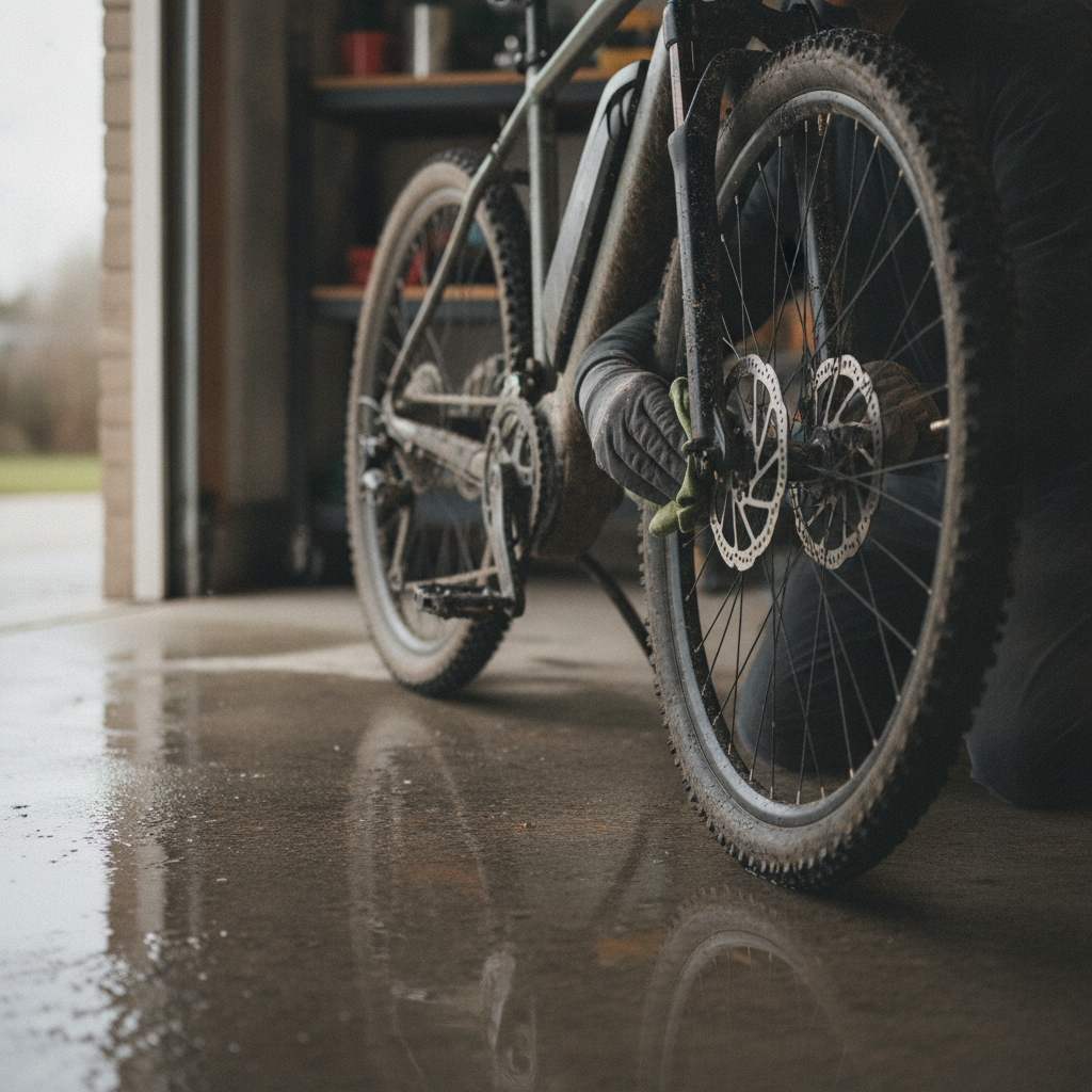 5 จุดเช็กสภาพ E-Bike หลังลุยฝน ป้องกันระบบไฟลัดวงจร - ebike-maintenance-after-rain-inspection