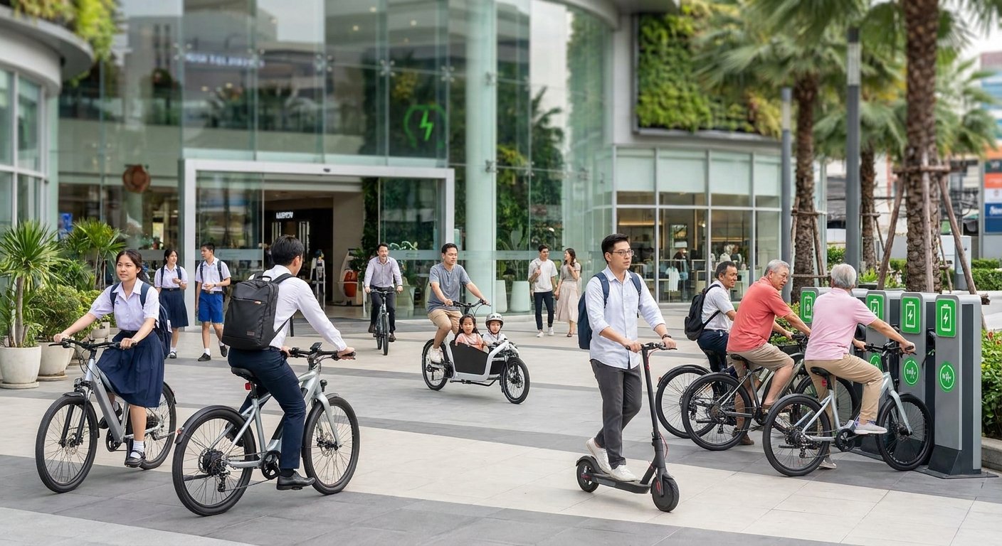 ส่องเทรนด์ E-Bike 2027 ทำไมคนหันมาใช้แทนมอเตอร์ไซค์