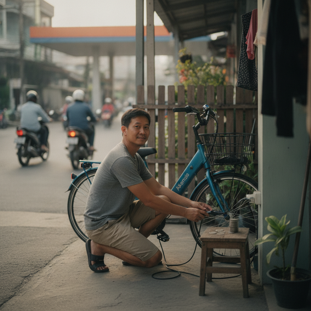 เทียบค่าไฟ e-Bike 1 เดือนกี่บาท? ประหยัดกว่าน้ำมันแค่ไหน - ebike-monthly-charging-cost-vs-gasoline