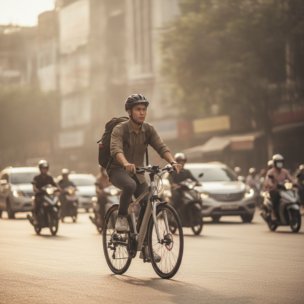 ขี่จักรยานไฟฟ้า 1 เดือน ประหยัดค่าน้ำมันได้กี่บาท? คำนวณชัดๆ - ebike-monthly-cost-savings-calculation
