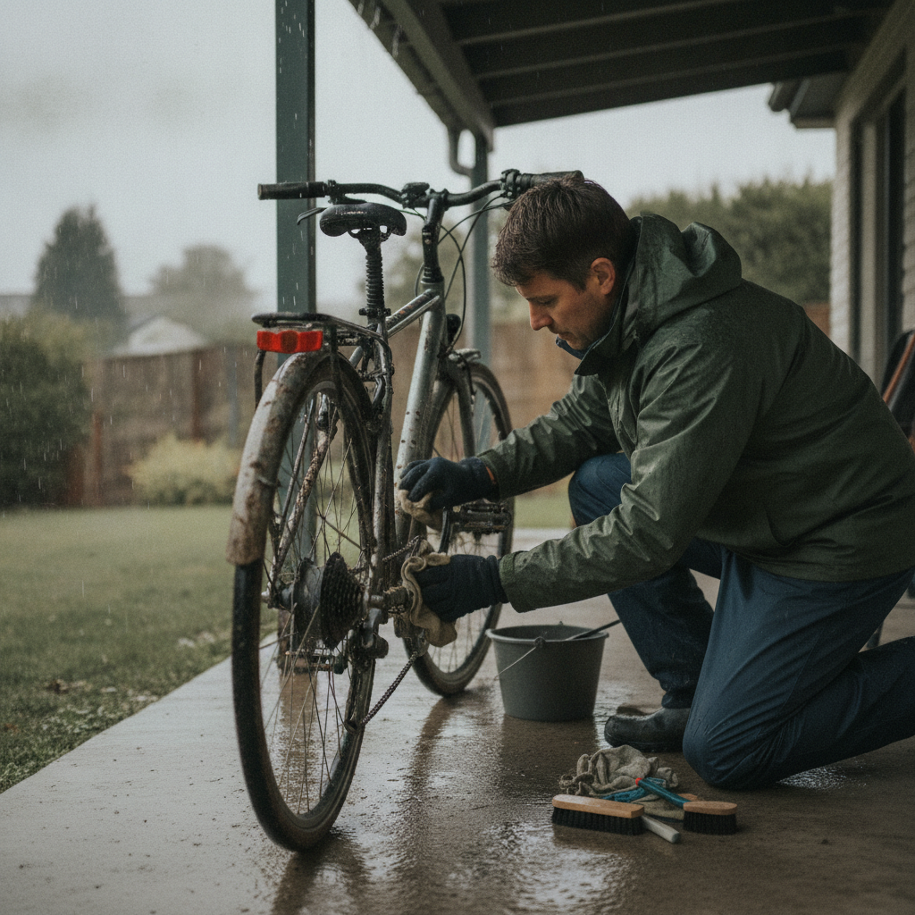 e-Bike ขี่ลุยฝนได้ไหม? วิธีล้างรถปลอดภัย มอเตอร์ไม่พัง - ebike-rain-riding-washing-guide