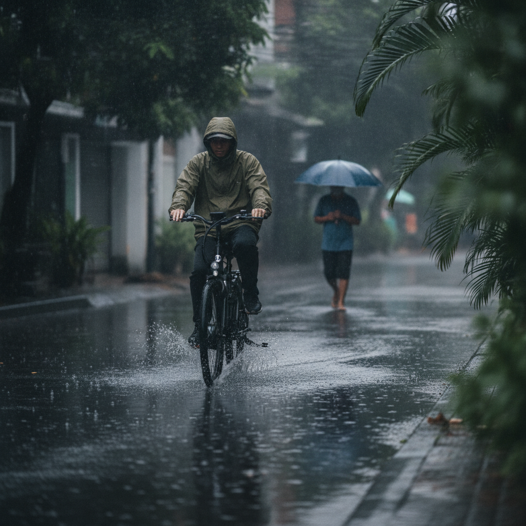 วิธีดูแลจักรยานไฟฟ้าหน้าฝน ลุยน้ำอย่างไรไม่ให้มอเตอร์พัง - ebike-rainy-season-maintenance-guide