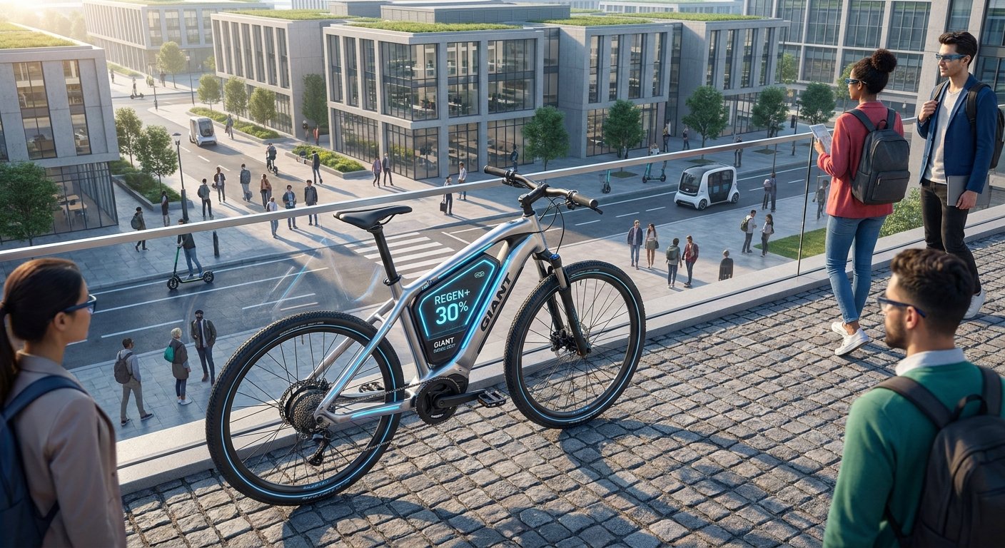 เทรนด์ E-Bike 2027 มอเตอร์ชาร์จไฟกลับขณะเบรก วิ่งไกลขึ้น 30%