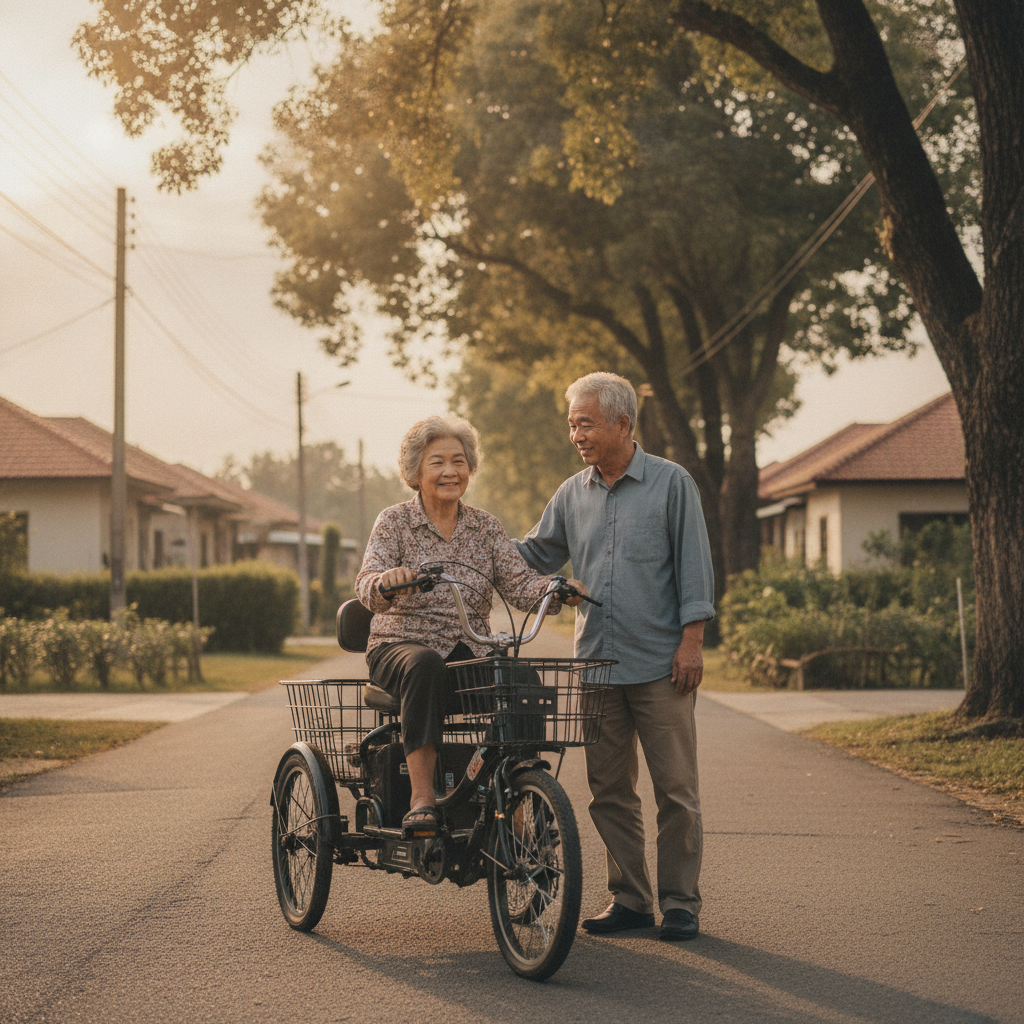 วิธีเลือกจักรยานไฟฟ้าให้ผู้สูงอายุ ขี่ง่าย ปลอดภัย ไม่ล้ม - ebike-selection-tips-for-seniors