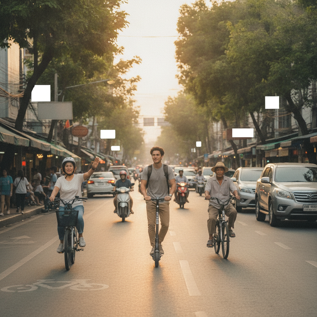 จักรยานไฟฟ้าวิ่งบนถนนได้ไหม สรุปกฎหมายและข้อควรรู้ล่าสุด - ebike-thailand-traffic-laws-guide