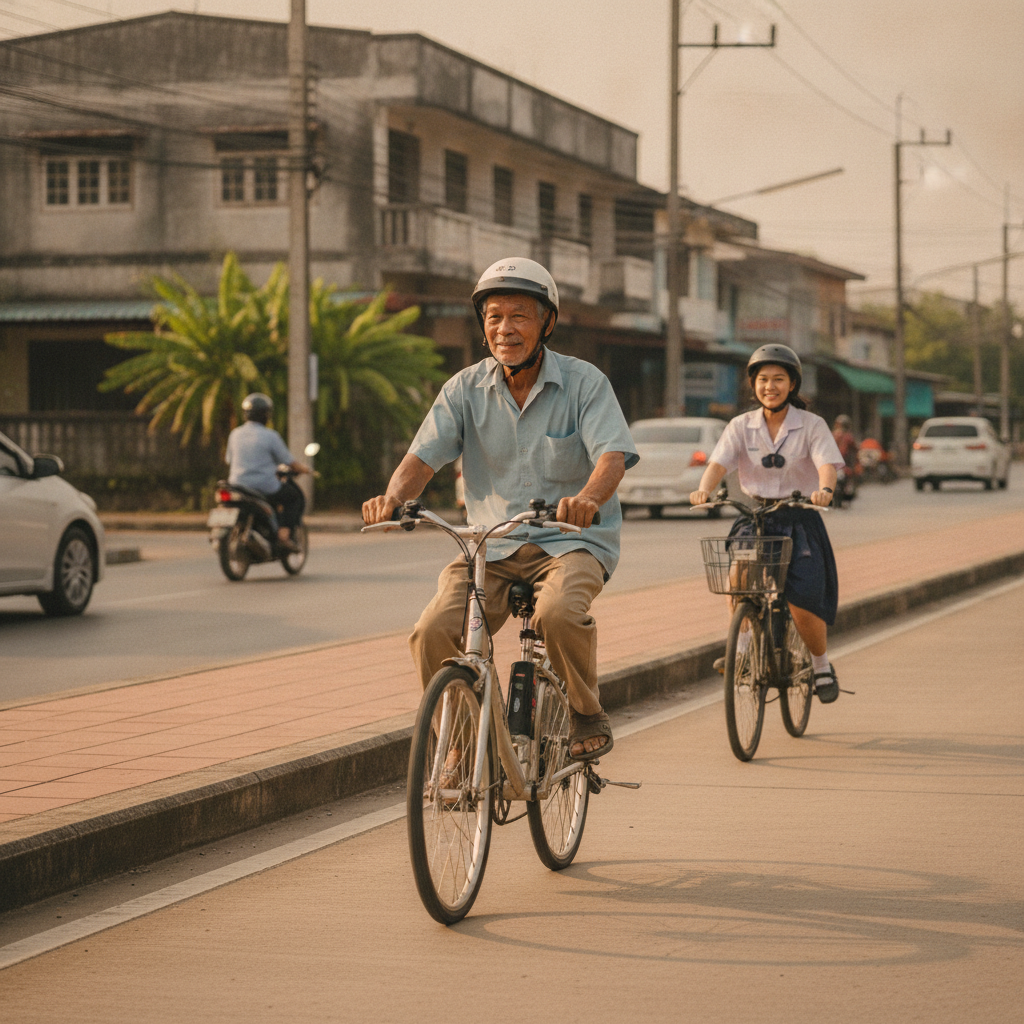จักรยานไฟฟ้าต้องมีใบขับขี่ไหม? เช็กกฎหมายก่อนขี่บนถนนจริง - ebike-thailand-traffic-laws-license