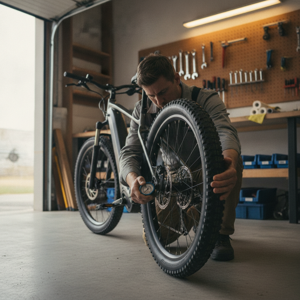 5 วิธีดูแลยางจักรยานไฟฟ้า ยืดอายุการใช้งาน ขี่นุ่มปลอดภัย - ebike-tire-maintenance-safety-guide