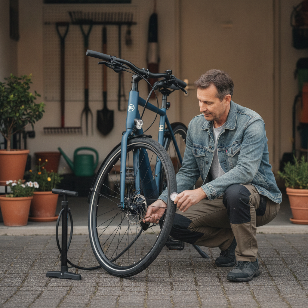 เช็กลมยางจักรยานไฟฟ้าถูกวิธี ช่วยเซฟแบตเตอรี่ ขี่ปลอดภัย - ebike-tire-pressure-maintenance-guide
