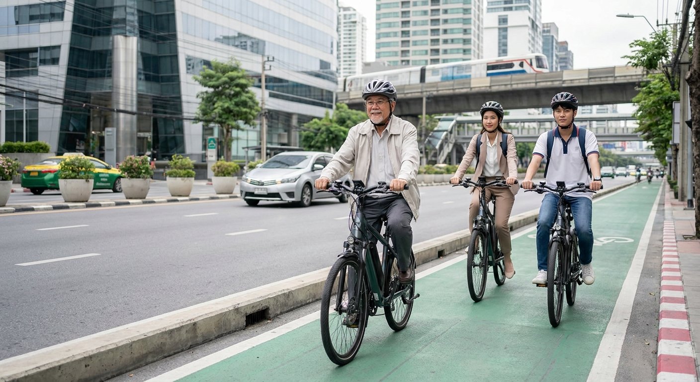 ส่องกฎหมายจักรยานไฟฟ้า 2026 ต้องมีใบขับขี่ไหม วิ่งเลนไหนได้?