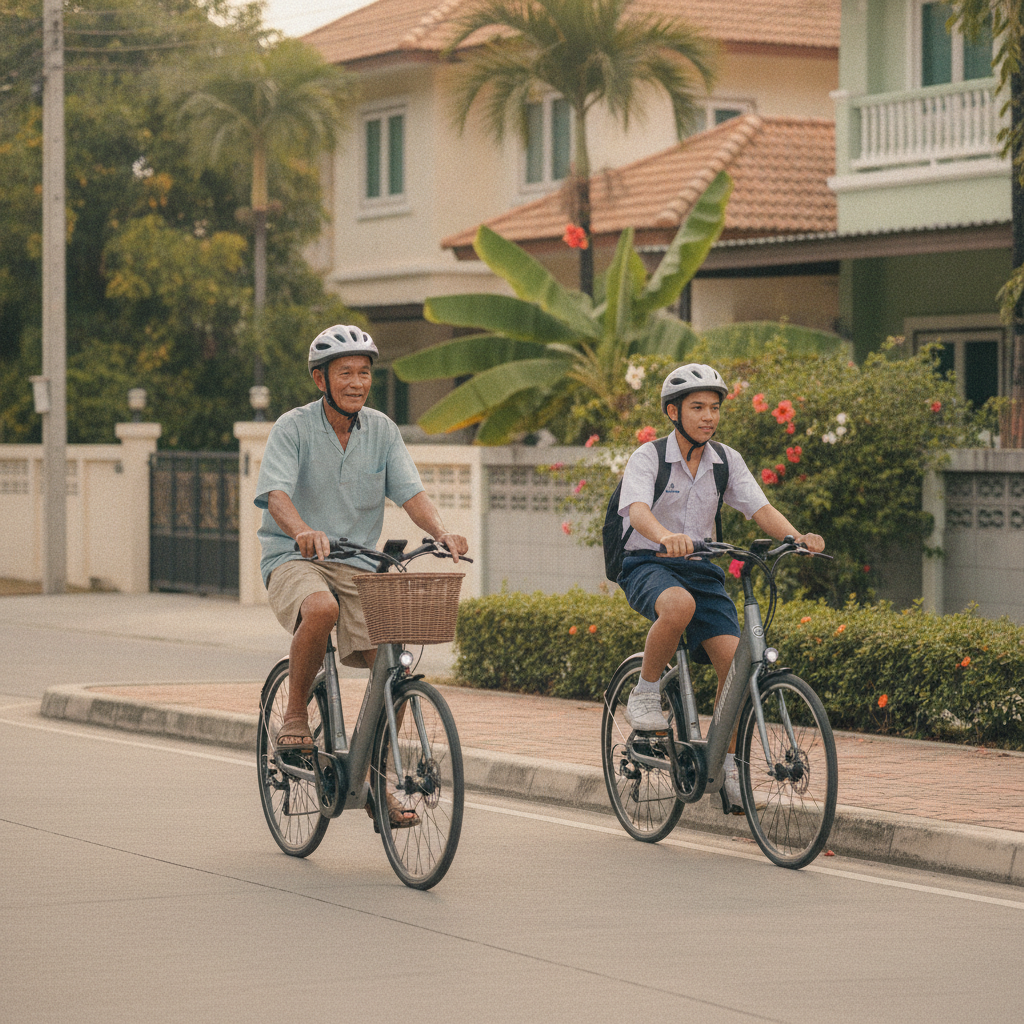 จักรยานไฟฟ้าขี่บนถนนได้ไหม? อัปเดตกฎหมายน่ารู้ก่อนใช้งาน - ebike-traffic-law-thailand-guide