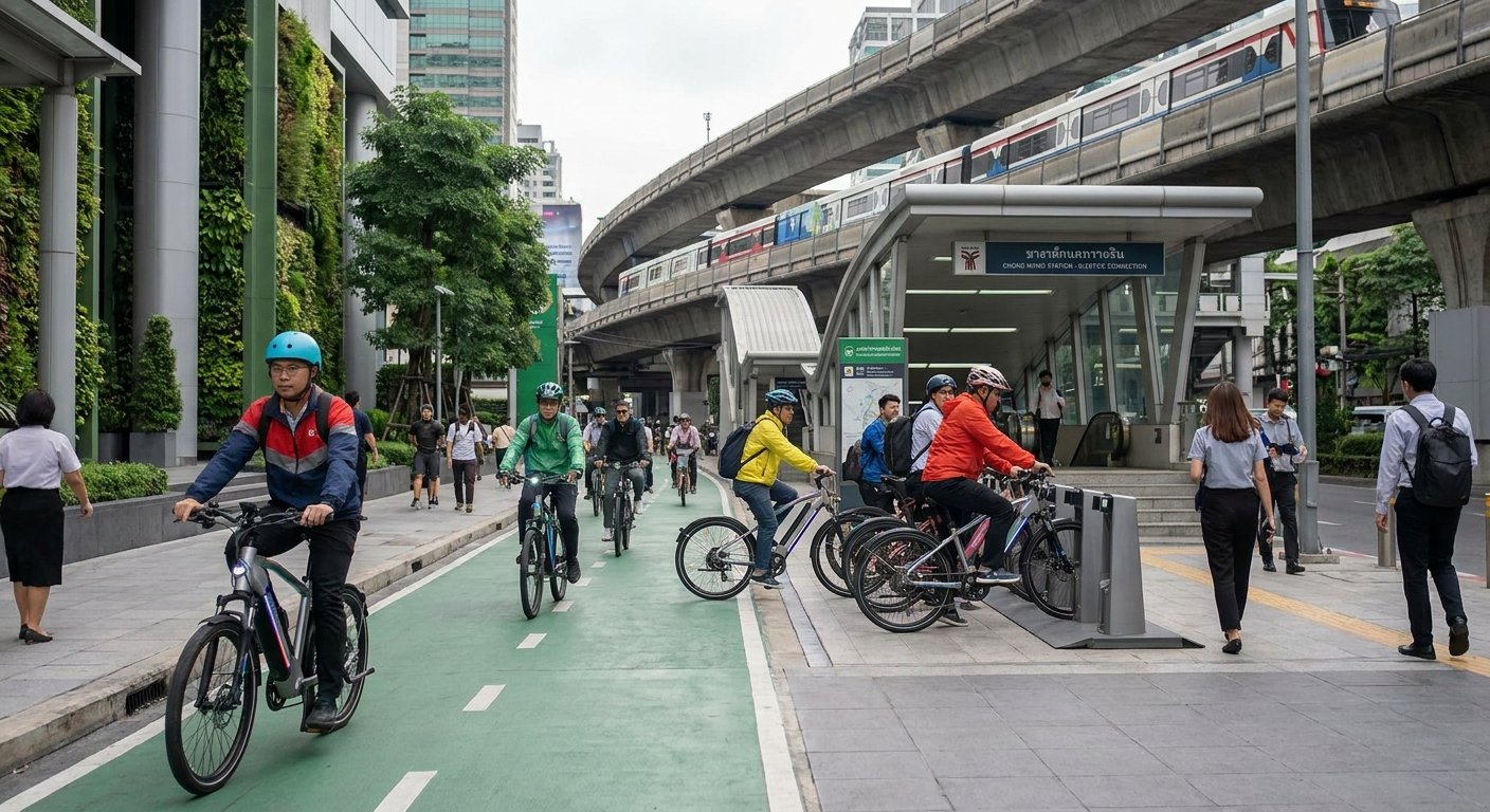 วิเคราะห์เทรนด์ e-Bike เชื่อมรถไฟฟ้า ทางรอดคนกรุงปี 2027