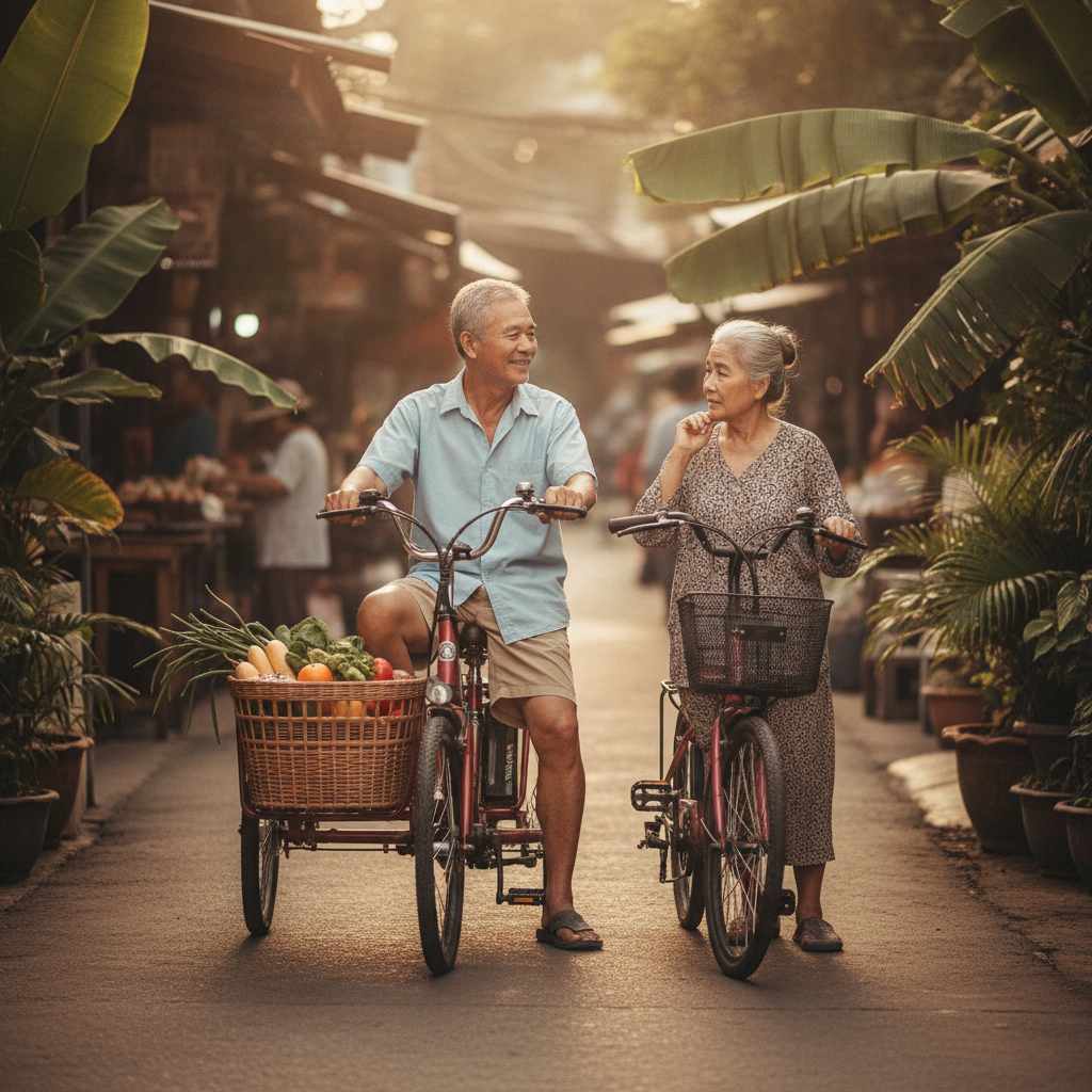 จักรยานไฟฟ้า 2 ล้อ vs 3 ล้อ เลือกแบบไหนเหมาะกับผู้สูงวัย - ebike-two-vs-three-wheel-seniors
