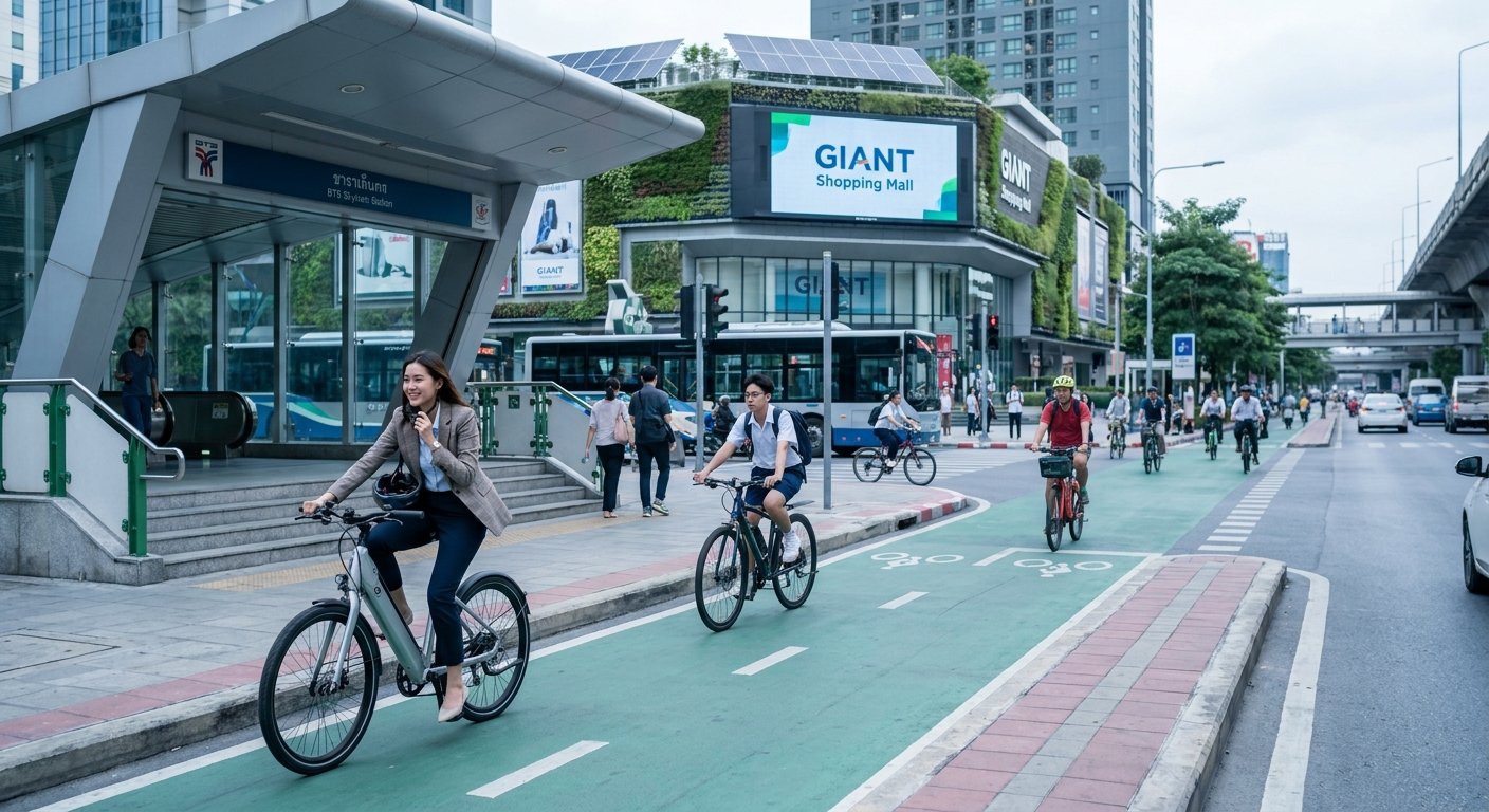เทรนด์ E-Bike ปี 2027 ทางเลือกใหม่คนเมืองเชื่อมต่อรถไฟฟ้า
