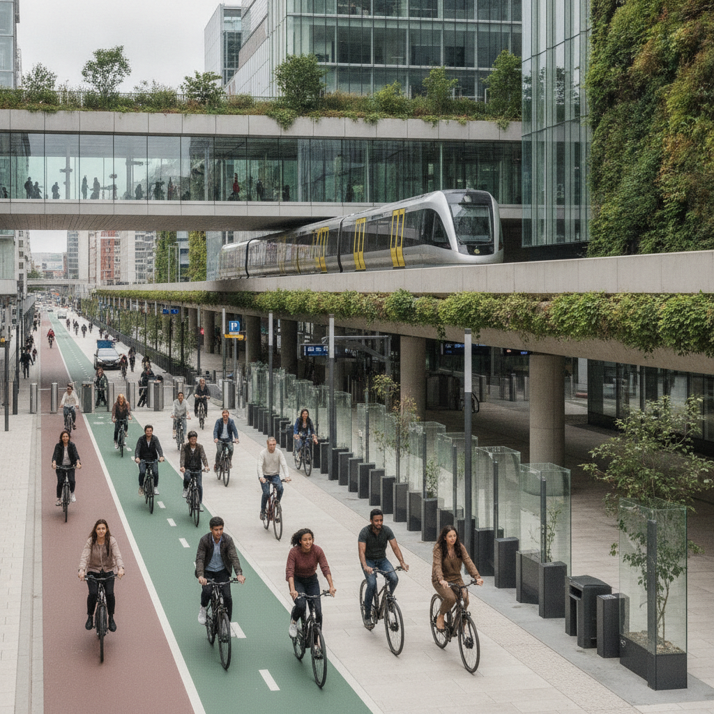 เทรนด์ E-Bike ปี 2027 เชื่อมต่อรถไฟฟ้า เดินทางยุคไร้น้ำมัน - ebike-urban-mobility-trends-2027