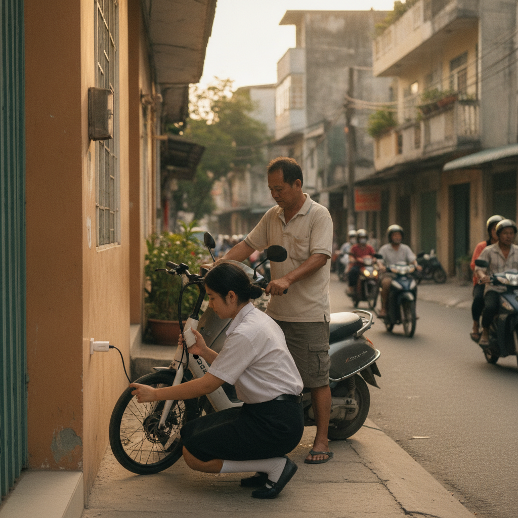 ขี่ e-bike ประหยัดกว่าน้ำมันกี่บาท? คำนวณค่าไฟรายเดือนชัดๆ - ebike-vs-gas-cost-saving-guide