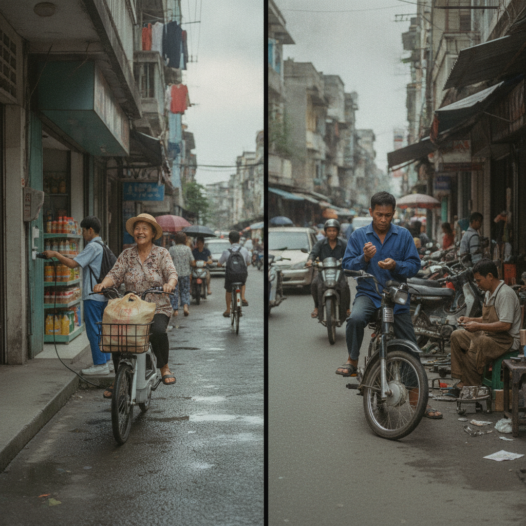 จักรยานไฟฟ้า vs มอเตอร์ไซค์น้ำมัน ประหยัดได้กี่บาทต่อปี - ebike-vs-gasoline-cost-saving