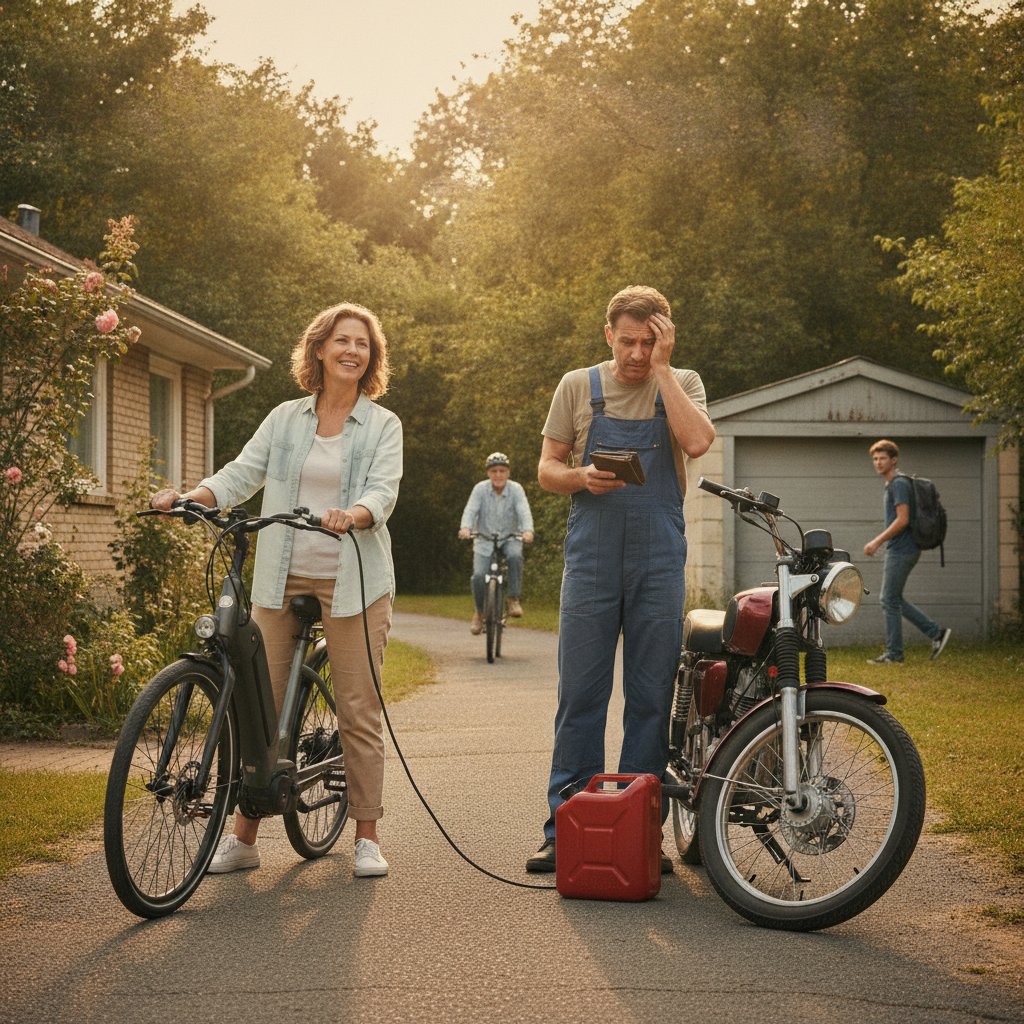 ขี่ E-Bike 1 ปี ประหยัดค่าน้ำมันได้เท่าไหร่ เทียบชัดๆ ให้ดู - ebike-vs-gasoline-savings-comparison