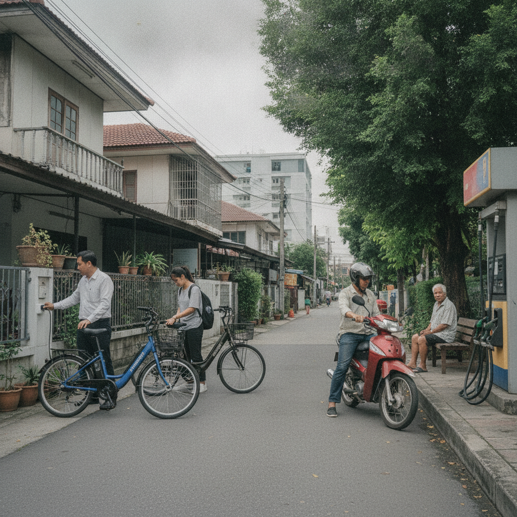 คำนวณให้ชัด! จักรยานไฟฟ้า VS มอเตอร์ไซค์ ประหยัดปีละกี่บาท - ebike-vs-motorcycle-cost-comparison