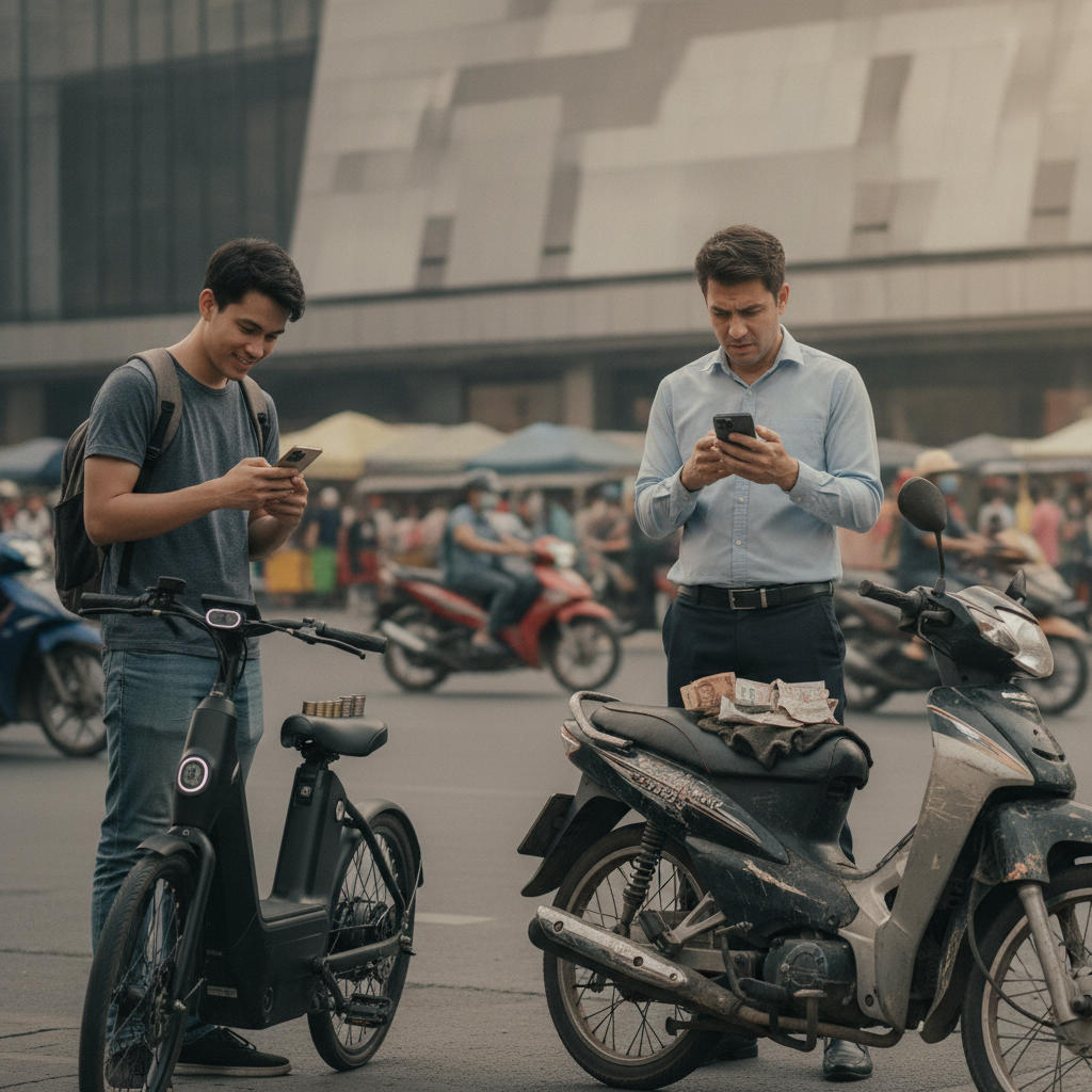 เทียบชัดๆ e-Bike ประหยัดกว่ามอเตอร์ไซค์น้ำมันกี่บาทต่อปี - ebike-vs-motorcycle-cost-comparison