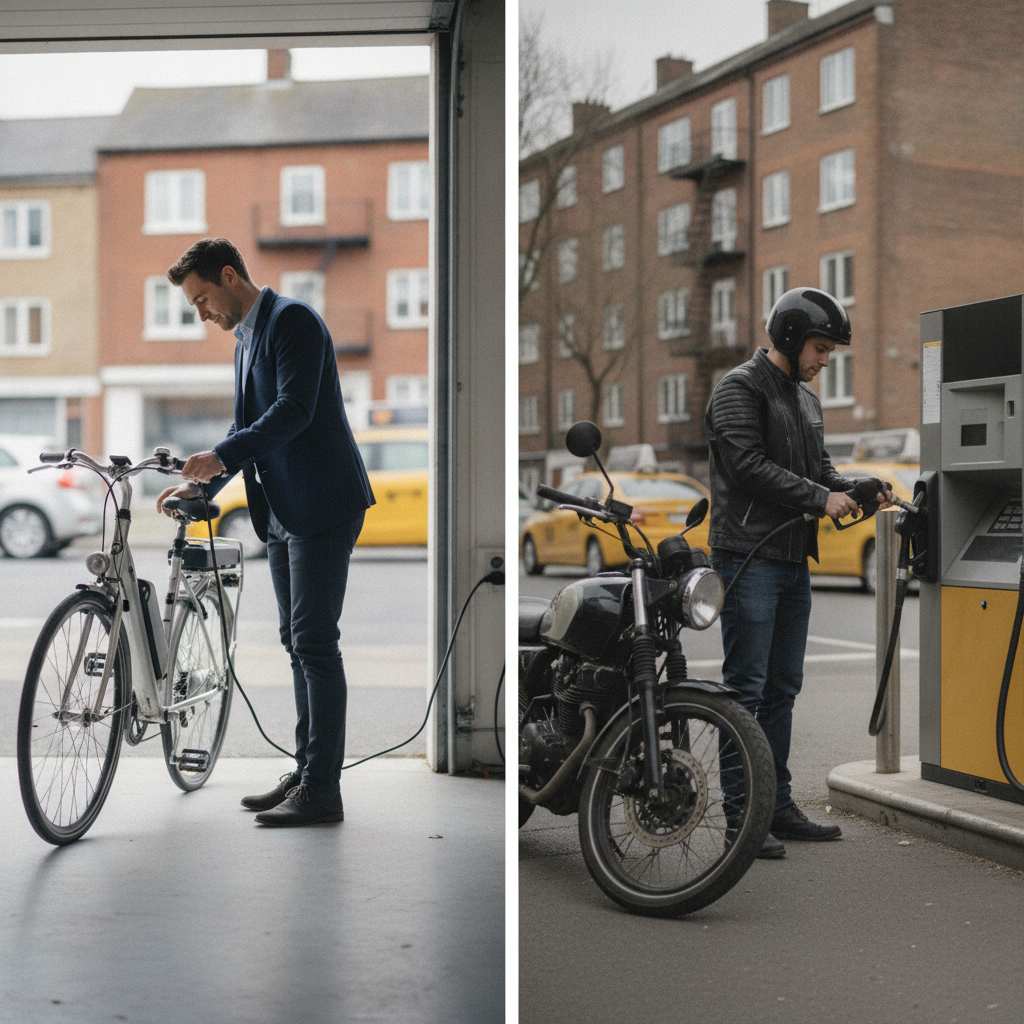 เทียบค่าใช้จ่าย จักรยานไฟฟ้า VS มอไซค์น้ำมัน เซฟปีละกี่บาท - ebike-vs-motorcycle-cost-comparison