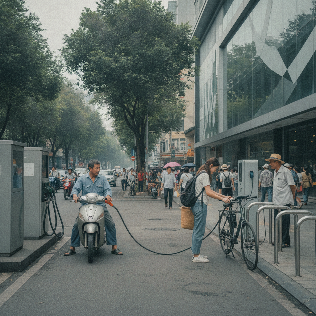 เทียบชัดๆ มอเตอร์ไซค์ vs จักรยานไฟฟ้า ประหยัดเงินปีละกี่บาท - ebike-vs-motorcycle-cost-comparison