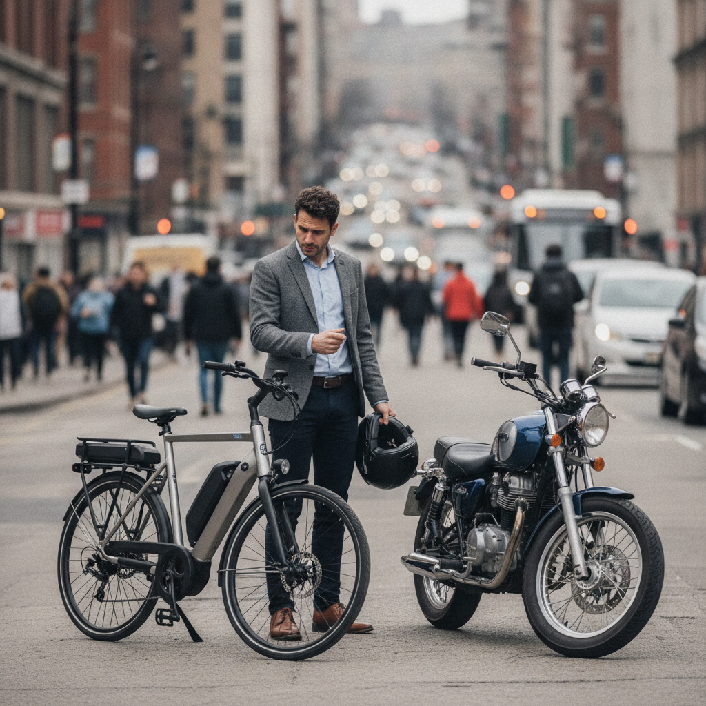 เทียบชัดๆ ขี่จักรยานไฟฟ้า vs มอเตอร์ไซค์ ประหยัดปีละกี่บาท - ebike-vs-motorcycle-cost-comparison