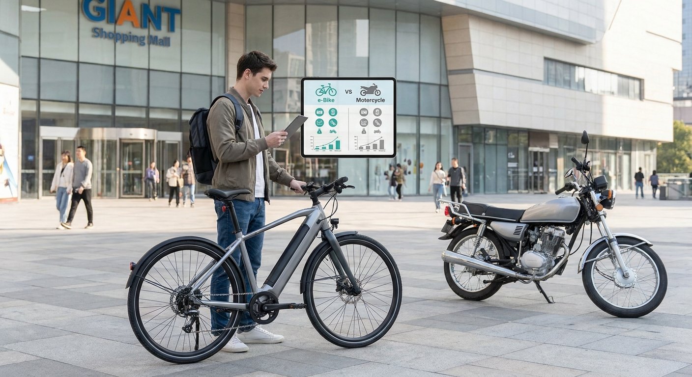เทียบค่าใช้จ่าย e-Bike กับมอเตอร์ไซค์ 1 ปี ประหยัดได้กี่บาท