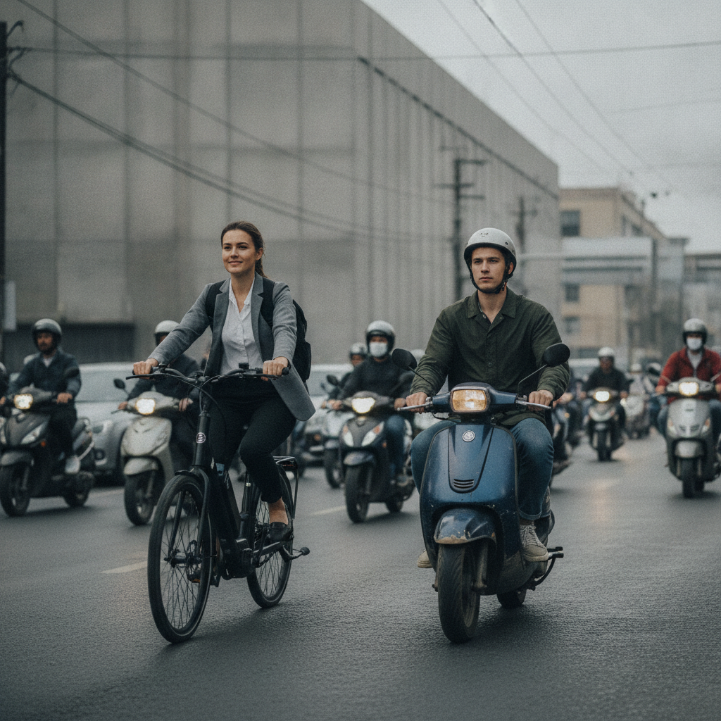 เทียบชัดๆ ขี่จักรยานไฟฟ้า vs มอเตอร์ไซค์ ประหยัดปีละกี่บาท - ebike-vs-motorcycle-cost-saving