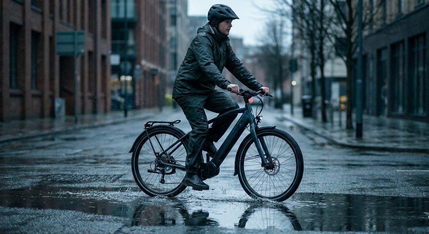 ขี่ e-Bike ลุยน้ำได้ไหม? 3 จุดเช็กระบบไฟหลังลุยฝน
