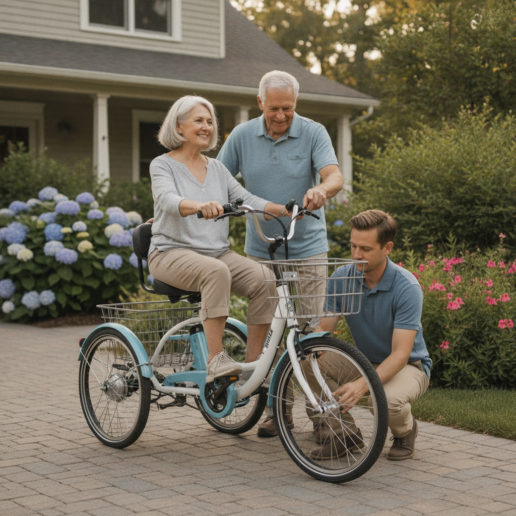 วิธีเลือกซื้อจักรยานไฟฟ้าให้ผู้สูงอายุ ขี่ง่าย ปลอดภัย ไม่ล้ม - elderly-ebike-safety-buying-guide