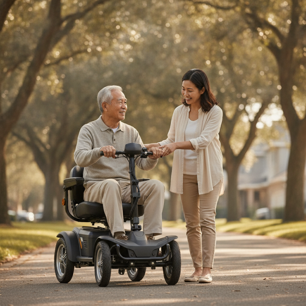 วิธีเลือกจักรยานไฟฟ้าให้ผู้สูงอายุ ขี่ง่าย ปลอดภัย ไม่ล้ม - elderly-ebike-safety-buying-guide