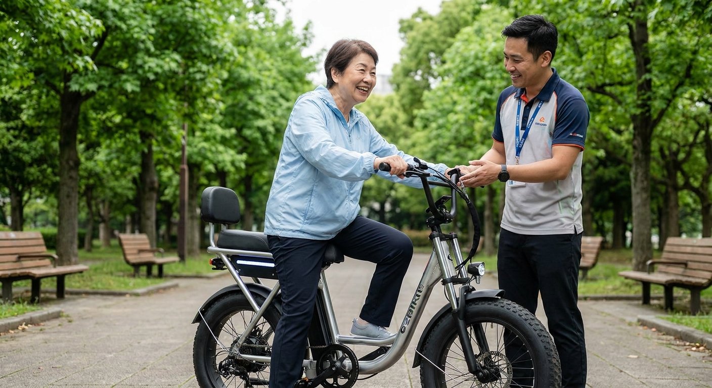 5 จุดเช็กก่อนซื้อ e-bike ให้ผู้สูงอายุ ขี่ง่าย ปลอดภัย ไม่ล้ม