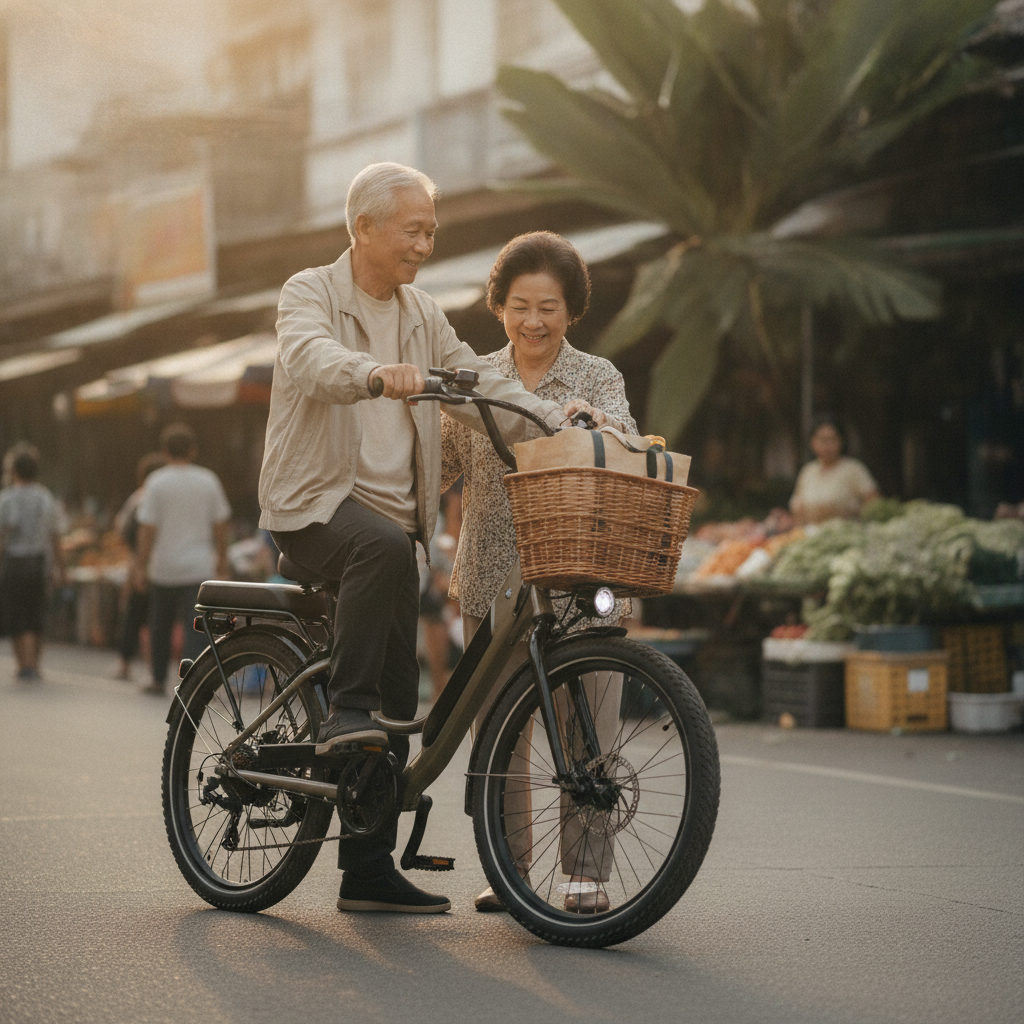 วิธีเลือกจักรยานไฟฟ้าให้ผู้สูงอายุ ขี่ง่าย ปลอดภัย คุ้มค่า - elderly-electric-bike-buying-guide