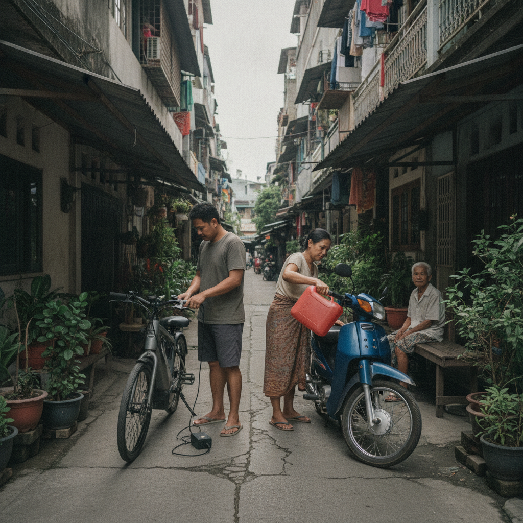 ชาร์จจักรยานไฟฟ้า 1 ครั้ง เสียกี่บาท? เทียบค่าน้ำมันชัดๆ - electric-bike-charging-cost-calculation