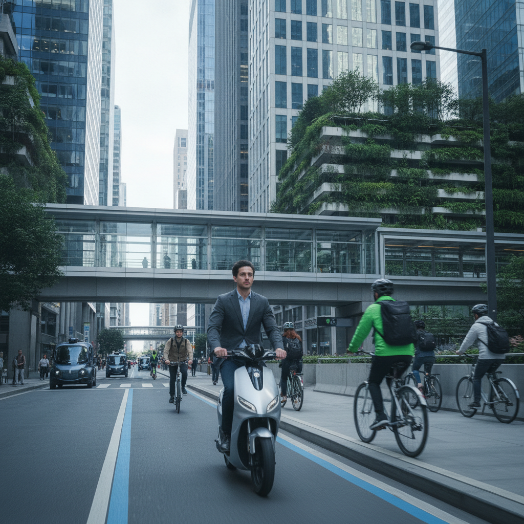 เทรนด์สกู๊ตเตอร์ไฟฟ้า 2027 ตัวช่วยเดินทาง First-Last Mile - electric-scooter-micro-mobility-trends-2027