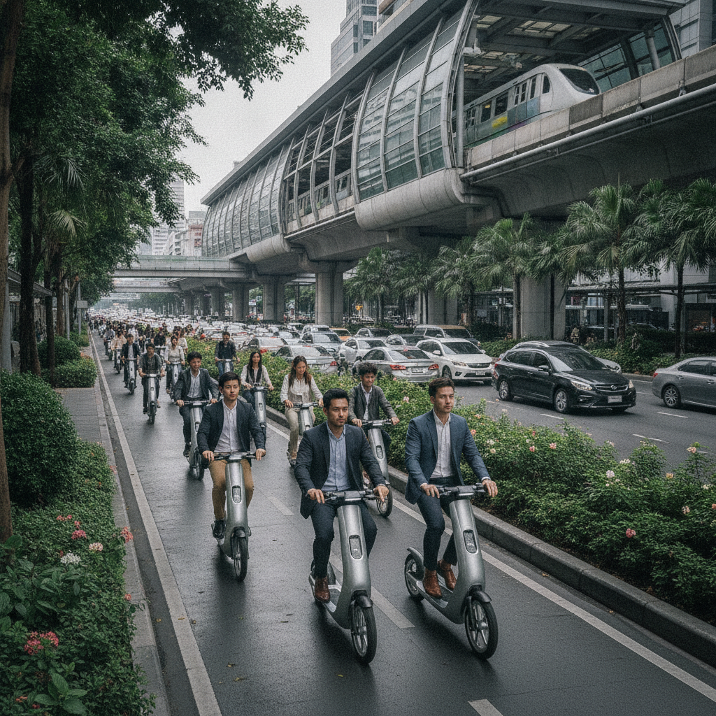 เทรนด์สกู๊ตเตอร์ไฟฟ้า 2027 ทางเลือกเชื่อมต่อรถไฟฟ้าในกรุง - electric-scooter-micro-mobility-trends