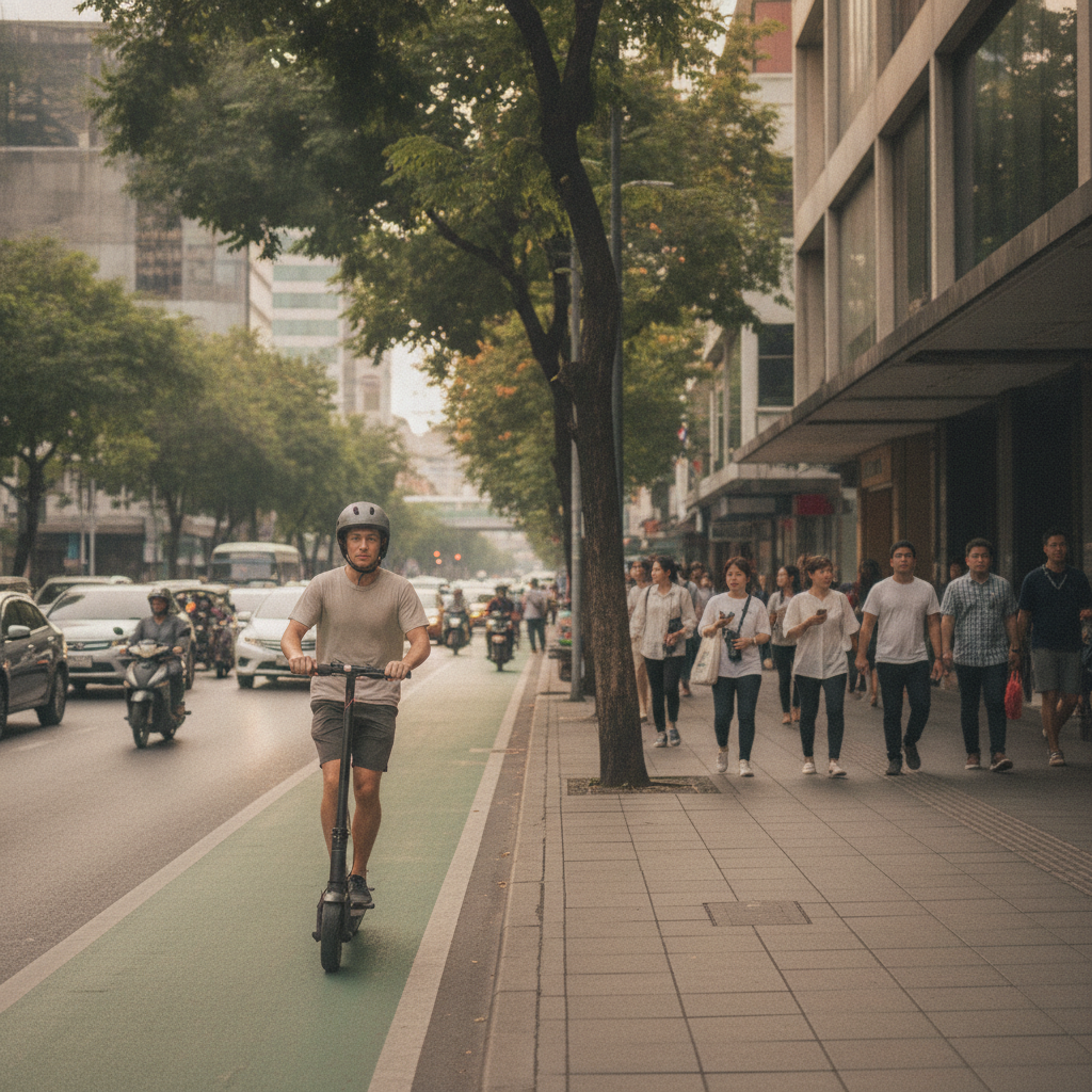 อัปเดตกฎหมายสกู๊ตเตอร์ไฟฟ้า ขี่บนถนนอย่างไรให้ปลอดภัย - electric-scooter-road-safety-regulations