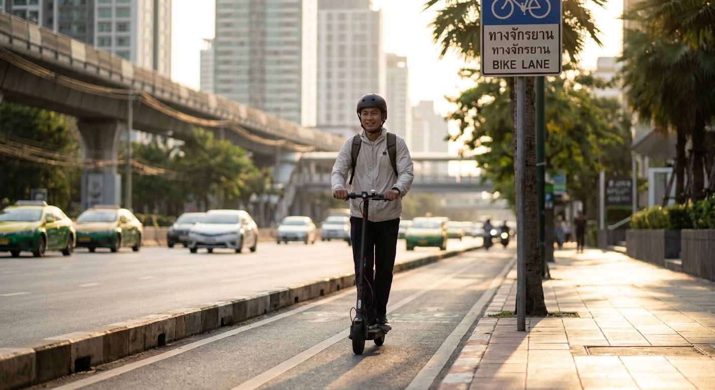 ขี่สกู๊ตเตอร์ไฟฟ้าบนถนนผิดไหม? เช็กล่าสุดก่อนโดนปรับ
