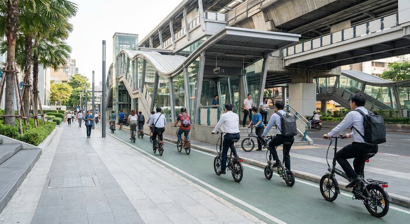 เทรนด์ e-Scooter ทางเลือก First-Last Mile เชื่อมรถไฟฟ้าคนเมือง