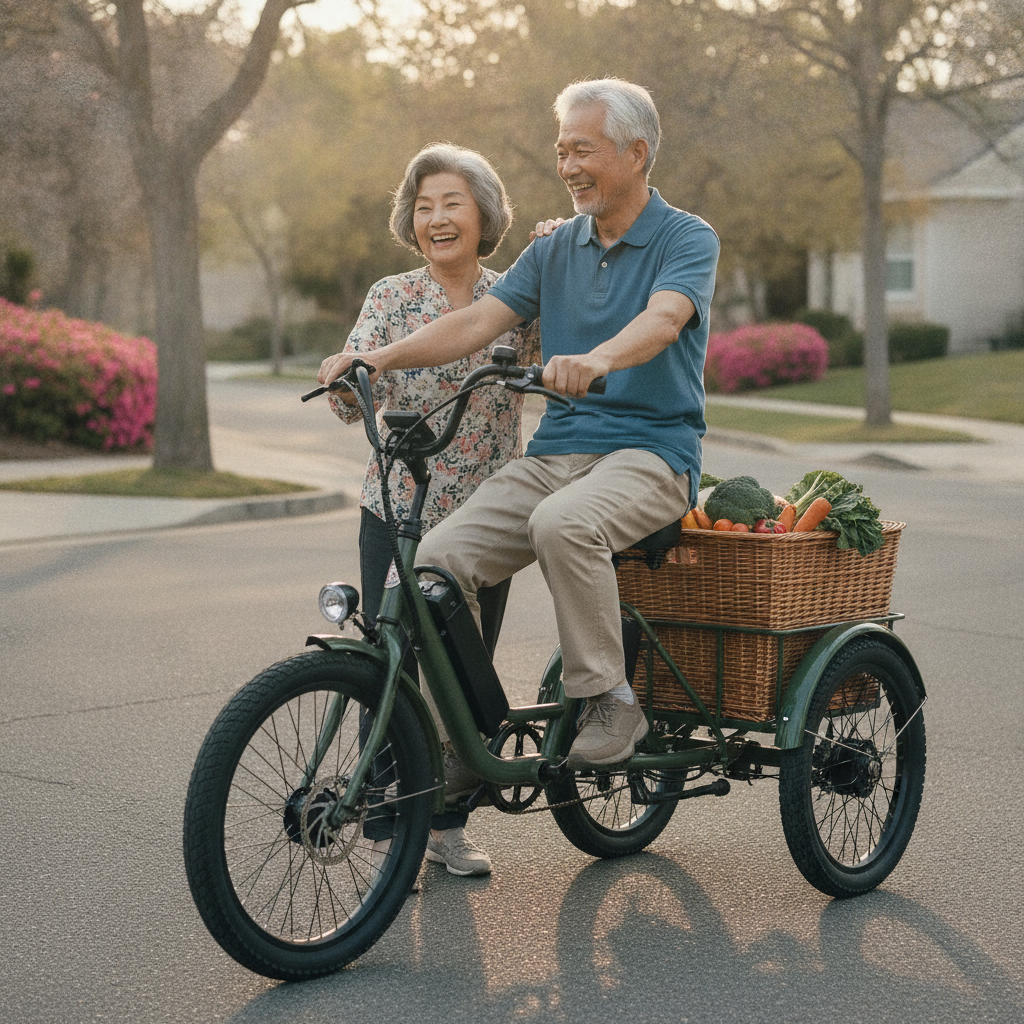 วิธีเลือกจักรยานไฟฟ้า 3 ล้อให้ผู้สูงอายุ ปลอดภัย ใช้ง่าย - electric-tricycle-elderly-buying-guide
