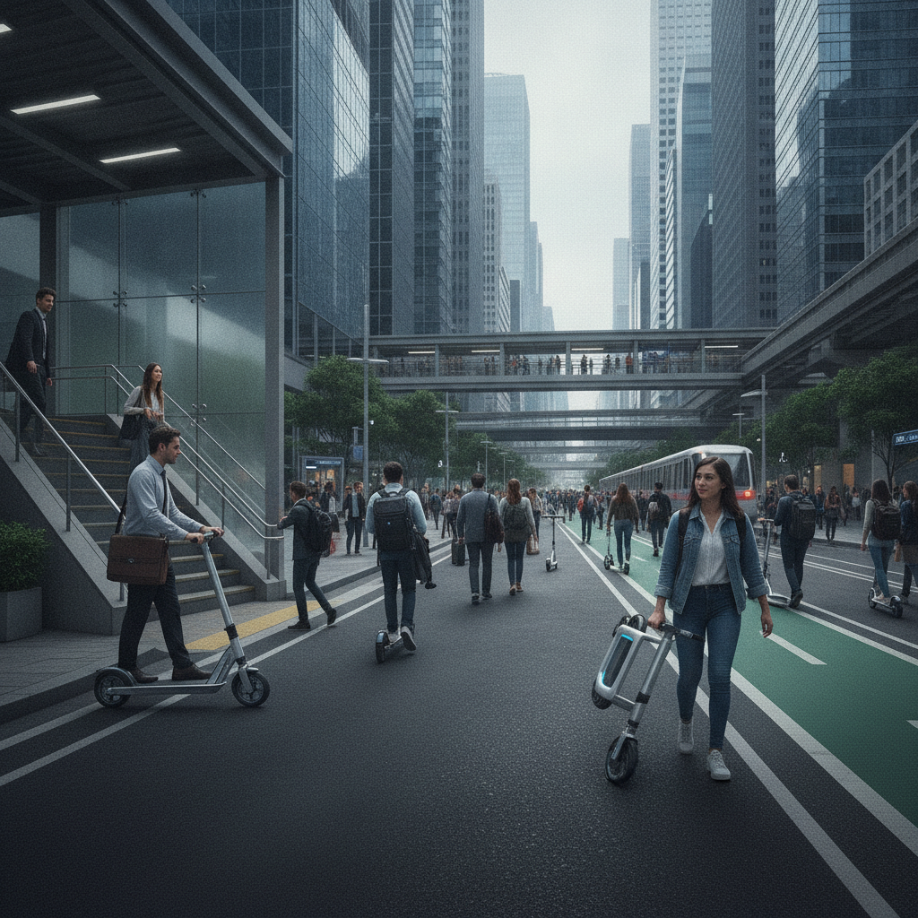 ส่องเทรนด์ E-Scooter 2027 ทางรอดค่าเดินทางคนเมือง - escooter-urban-commuting-trends-2027