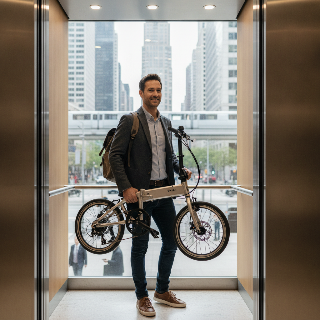 เทรนด์ e-Bike พับได้ปี 2027 พกขึ้นคอนโดง่าย ตอบโจทย์คนเมือง - foldable-ebike-condo-lifestyle-trends
