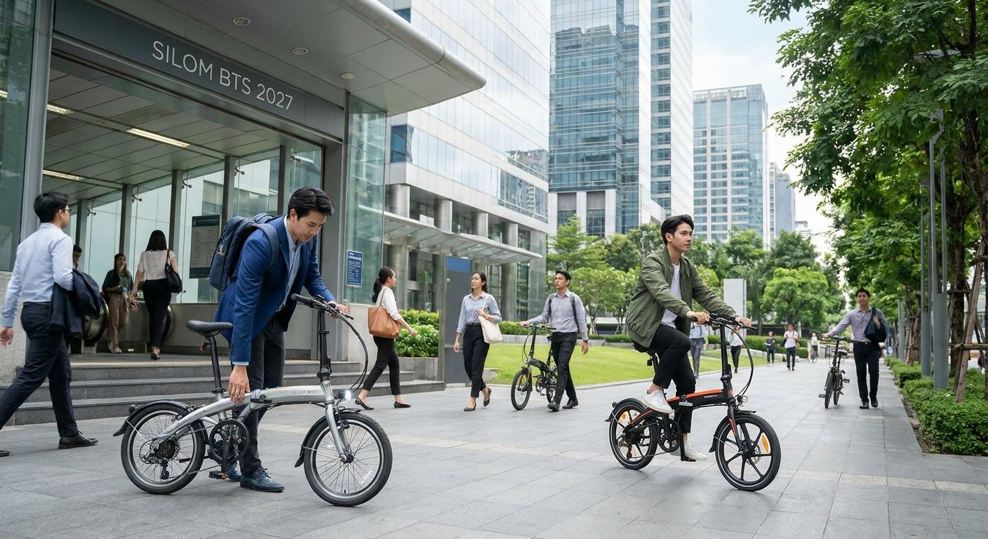 เทรนด์ e-Bike พับได้ปี 2027 พกขึ้นรถไฟฟ้า ตอบโจทย์คนเมือง