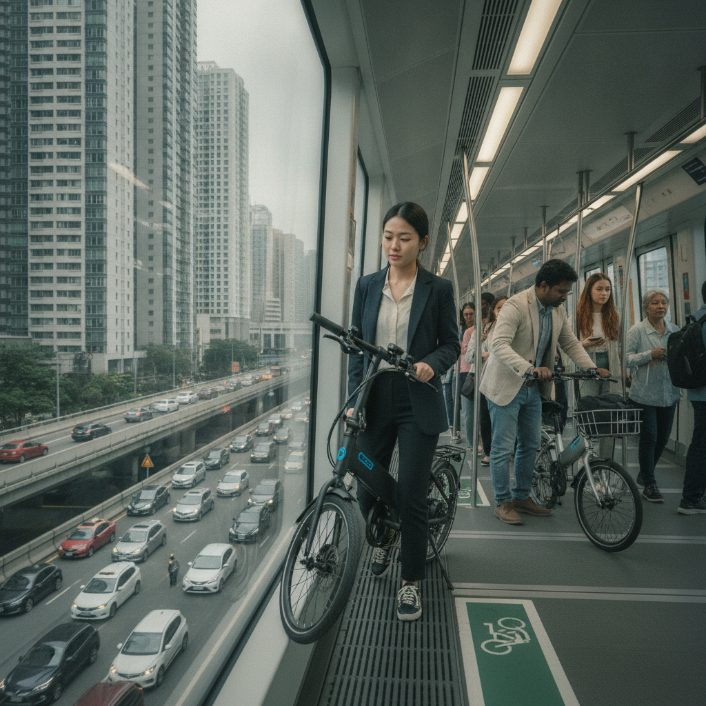 ส่องเทรนด์ e-Bike พับได้ปี 2027 ทางเลือกคนเมือง คอนโด พกพาง่าย - folding-ebike-urban-commute-trends