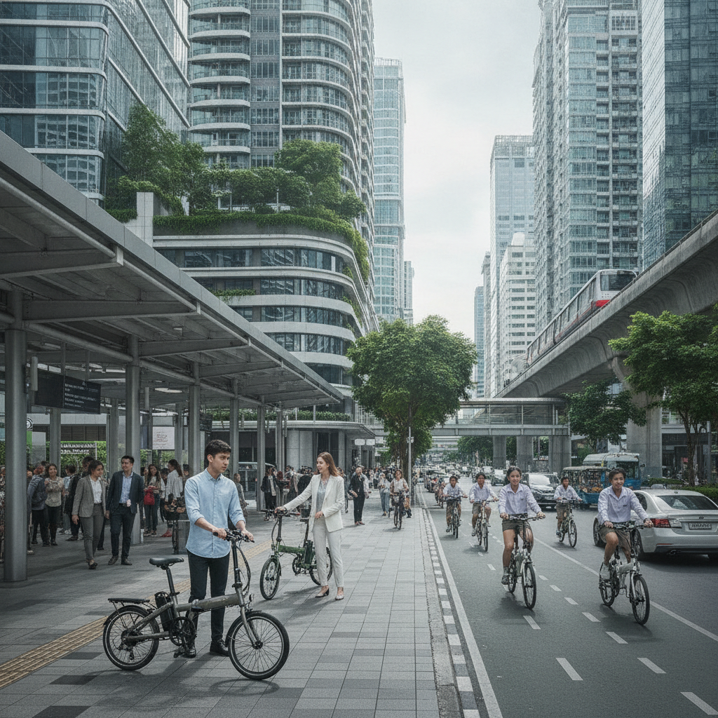 ส่องเทรนด์ e-Bike พับได้ปี 2027 ตัวช่วยลดค่าเดินทางคนเมือง - folding-ebike-urban-commute-trends