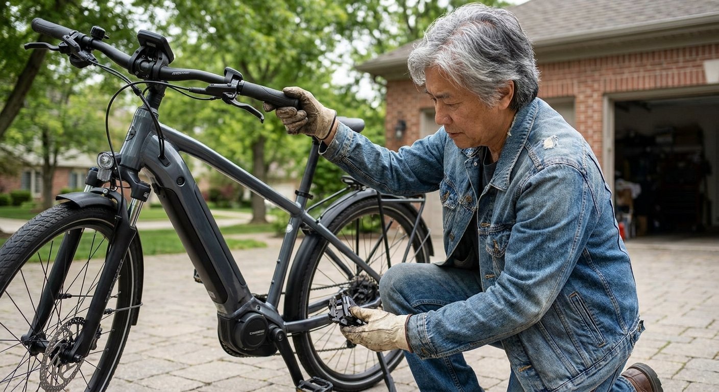 วิธีเช็กระบบเบรก e-Bike หยุดสนิท ปลอดภัย ไม่ต้องรอเข้าอู่